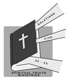 GALATIANS FIVE 22-23 SPIRITUAL FRUITS MINISTRIES logo