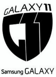 GALAXY 11 G11 SAMSUNG GALAXY logo