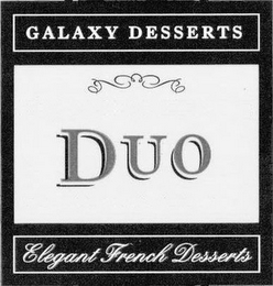 GALAXY DESSERTS DUO ELEGANT FRENCH DESSERTS logo