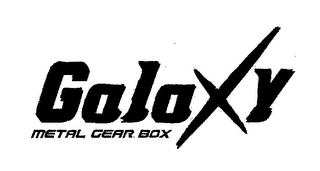 GALAXY METAL GEAR BOX logo