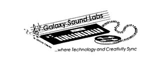 GALAXY SOUND LABS AN ASACORP COMPANY ...WHERE TECHNOLOGY AND CREATIVITY SYNC MIDI010 logo