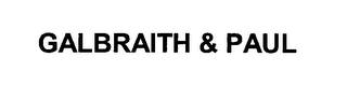 GALBRAITH & PAUL logo