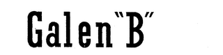 GALEN "B." logo