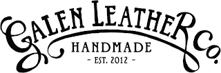 GALEN LEATHER CO. HANDMADE - EST. 2012 - logo