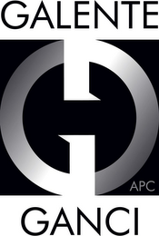 GALENTE GANCI GG APC logo