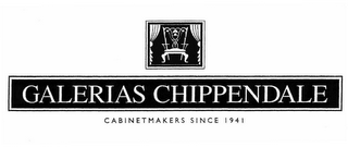 GALERIAS CHIPPENDALE CABINETMAKERS SINCE 1941 logo