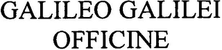 GALILEO GALILEI OFFICINE logo