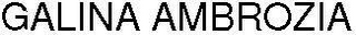 GALINA AMBROZIA logo