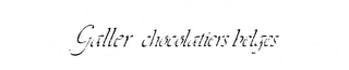 GALLER CHOCOLATIERS BELGES logo