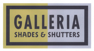 GALLERIA SHADES & SHUTTERS logo