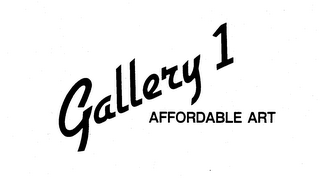 GALLERY 1 AFFORDABLE ART logo
