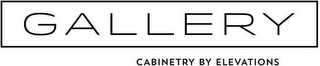 GALLERY CABINETRY BY ELEVATIONS logo
