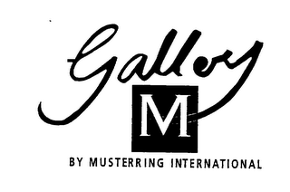 GALLERY M BY MUSTERRING INTERNATIONAL logo