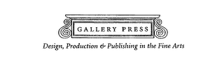 GALLERY PRESS DESIGN, PRODUCTION & PUBLISHING IN THE FINE ARTS logo