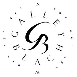 GALLEY BEACH GB N 70° 06' 28" W 41° 17' 43" logo