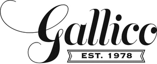 GALLICO EST 1978 logo