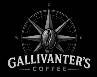 GALLIVANTER'S COFFEE N W E logo
