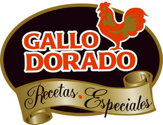 GALLO DORADO RECETAS· ESPECIALES logo