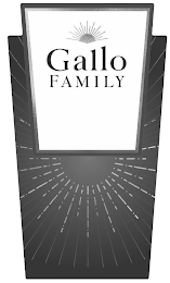 GALLO FAMILY logo