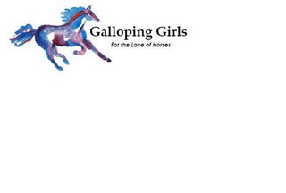 GALLOPING GIRLS FOR THE LOVE OF HORSES logo