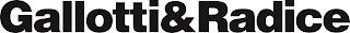 GALLOTTI&RADICE logo