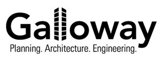 GALLOWAY PLANNING. ARCHITECTURE. ENGINEERING. logo