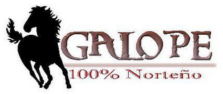 GALOPE 100% NORTEÑO logo