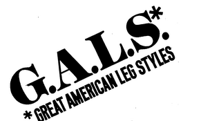 G.A.L.S. GREAT AMERICAN LEG STYLES logo