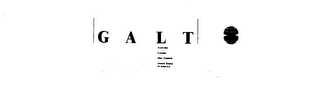 GALT AUSTRALIA CANADA NEW ZEALAND UNITED STATES OF AMERICA logo