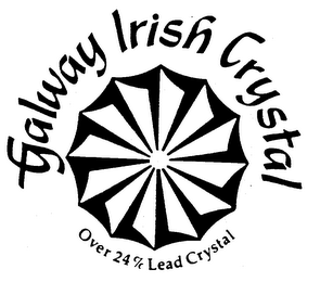 GALWAY IRISH CRYSTAL OVER 24% LEAD CRYSTAL logo