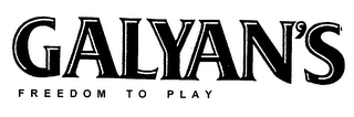 GALYAN'S FREEDOM TO PLAY logo