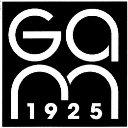 GAM 1925 logo