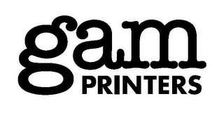 GAM PRINTERS logo