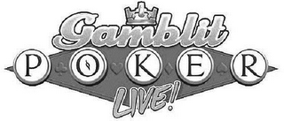 GAMBLIT POKER LIVE! logo