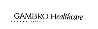GAMBRO HEALTHCARE logo