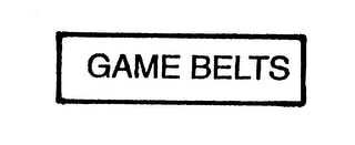 GAME BELTS logo