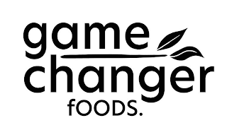 GAME CHANGER FOODS. logo