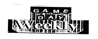 GAME DAY WEEKLY logo