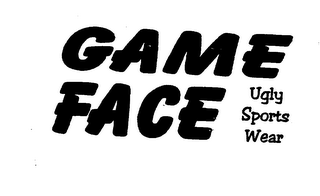 GAME FACE UGLY SPORTS WEAR logo