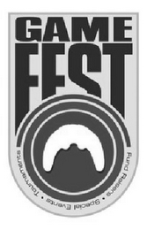 GAME FEST FUNDRAISERS SPECIAL EVENTS TOURNAMENTS logo