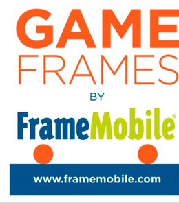 GAME FRAMES BY FRAMEMOBILE WWW.FRAMEMOBILE.COM logo