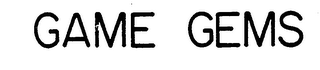 GAME GEMS logo