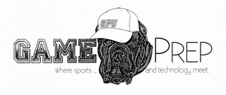 GAME GPU PREP WHERE SPORTS AND TECHNOLOGY MEET. logo