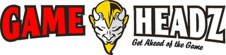 GAME HEADZ GET AHEAD OF THE GAME logo