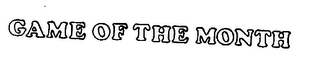 GAME OF THE MONTH logo