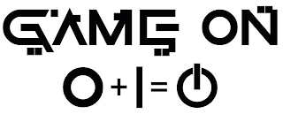 GAME ON 0+1= logo