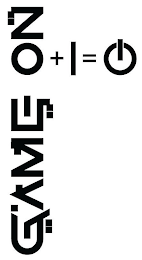 GAME ON 0+1= logo