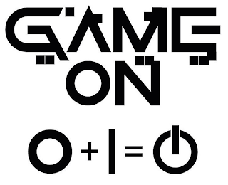 GAME ON 0+1= logo