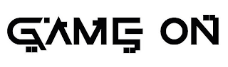 GAME ON logo
