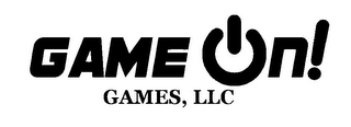 GAME ON! GAMES, LLC logo